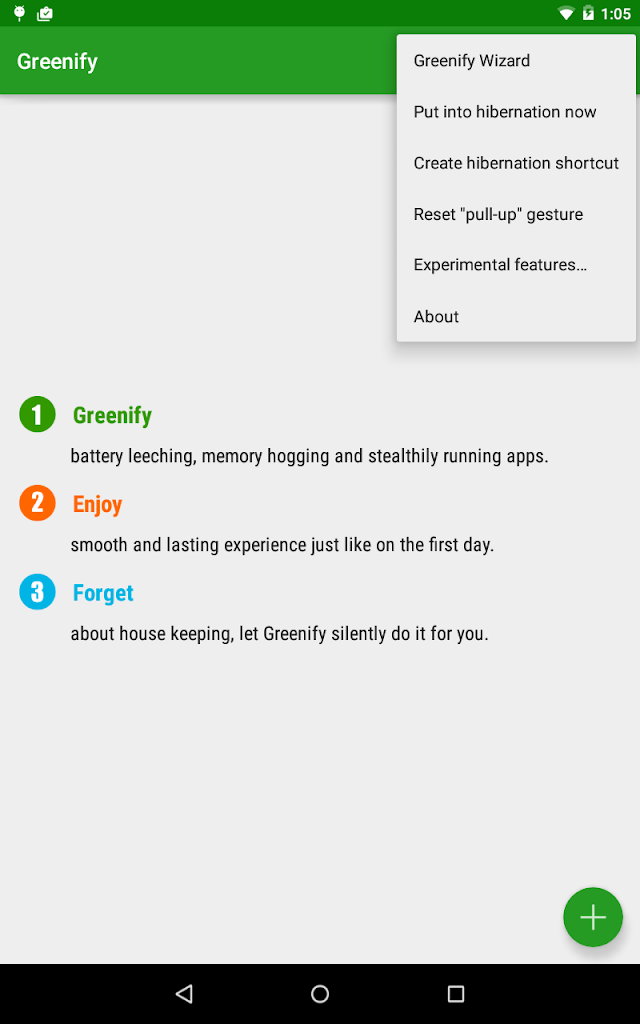 Greenify Resimleri