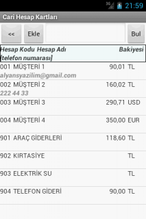 ALM - leri Muhasebe Sistemi Resimleri