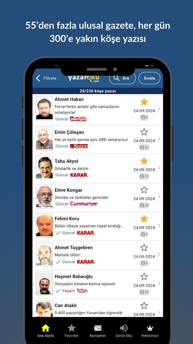 Köşe Yazarları - Yazaroku.Com Resimleri