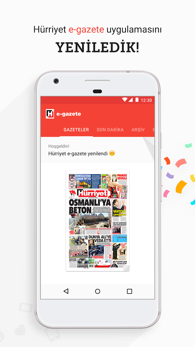 Hürriyet E-Gazete Resimleri