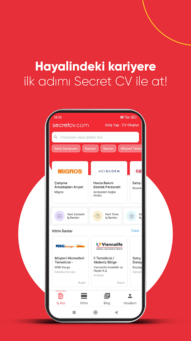 Secretcv - İş İlanı Ara & Bul Resimleri