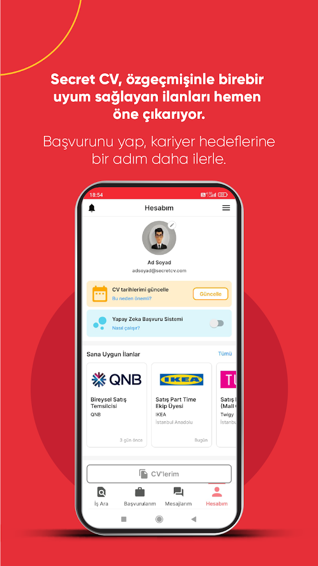 Secretcv - İş İlanı Ara & Bul Resimleri