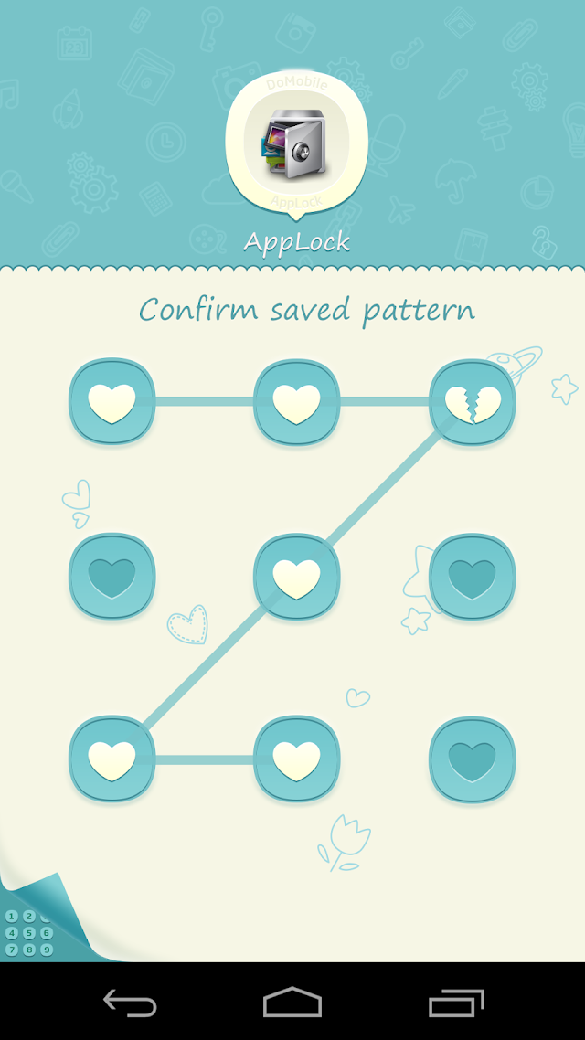 AppLock Theme Blue Resimleri