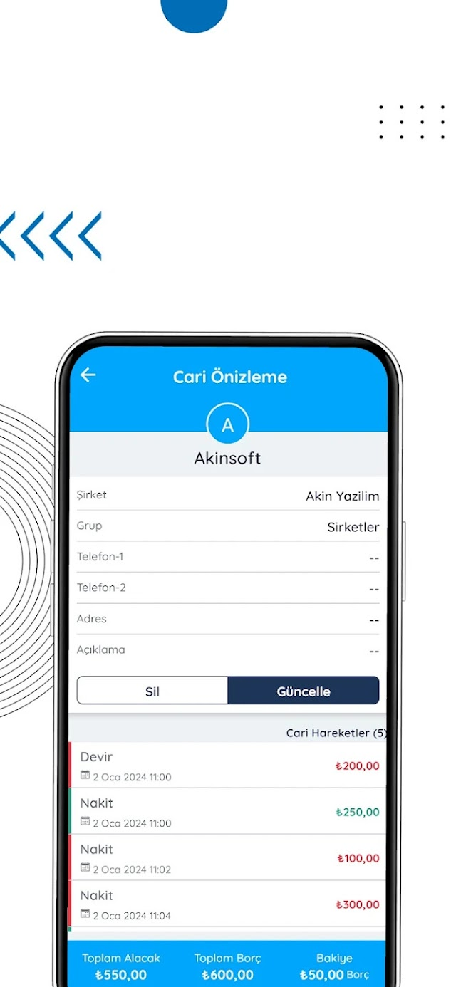 AKINSOFT CariTakip Resimleri