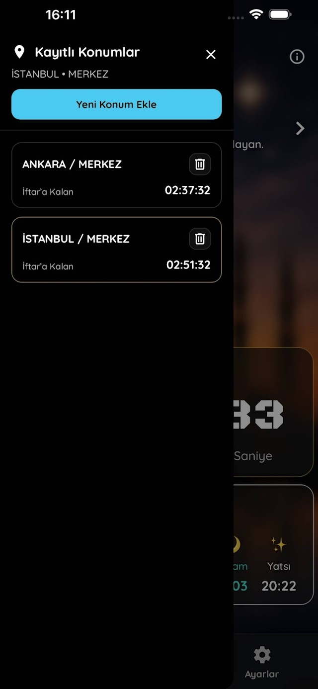 AKINSOFT Namaz Vakitleri Resimleri