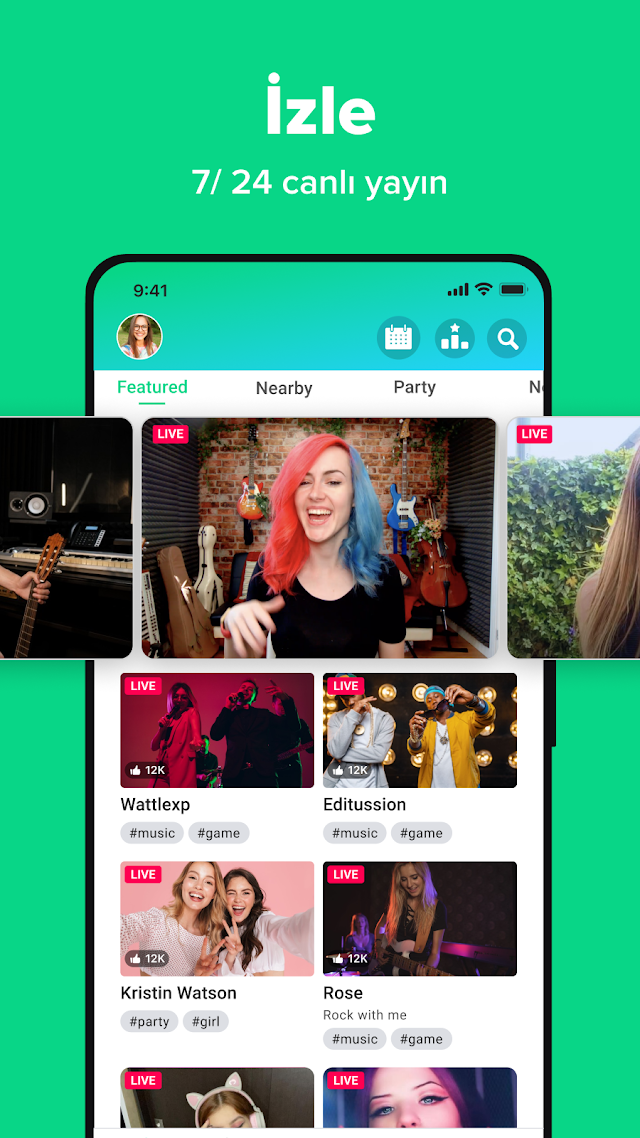 YouNow: Yayın, İzle, Sohbet Resimleri