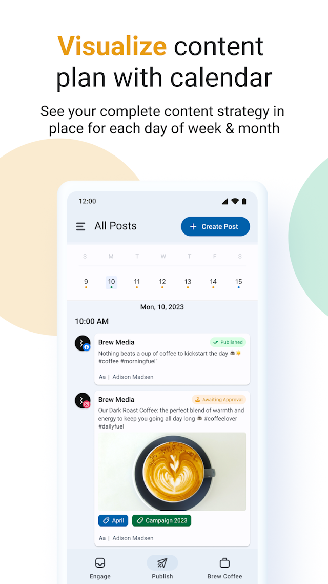 Statusbrew Companion App Resimleri