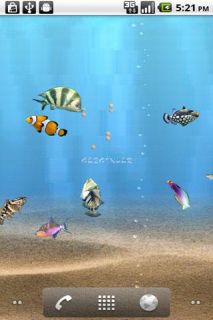 aniPet Aquarium LiveWallpaper Resimleri