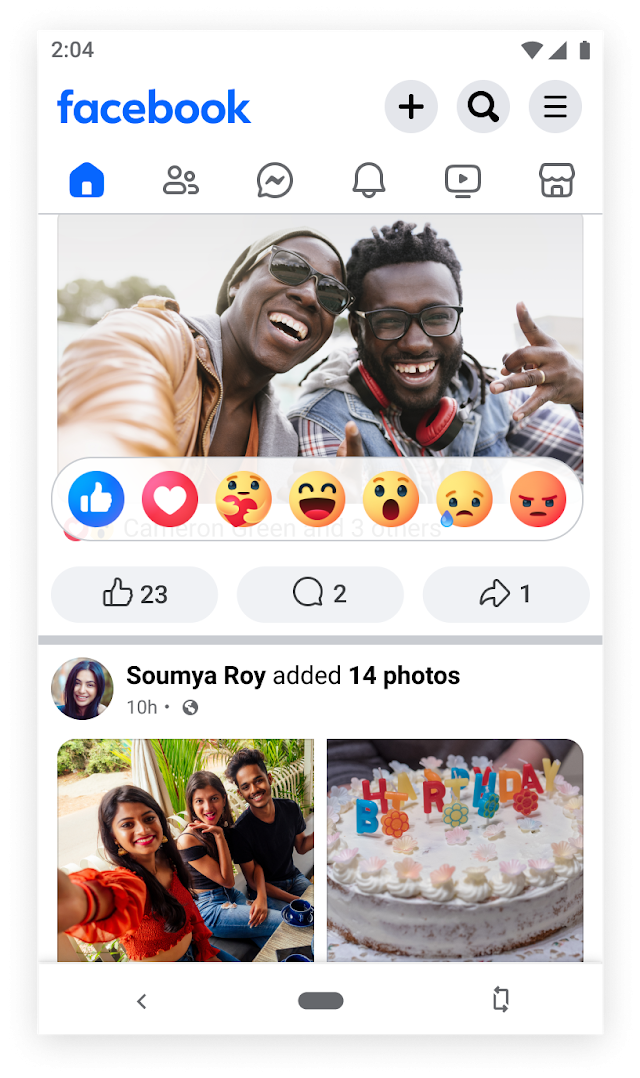 Facebook Lite Resimleri