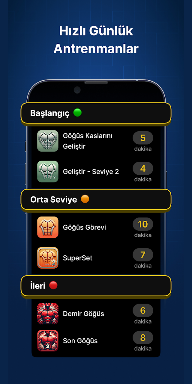 Chestify: Şınav ve Göğüs Kası Resimleri