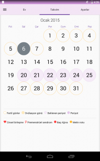 det Takvimi - Period Tracker Resimleri