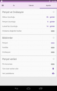 det Takvimi - Period Tracker Resimleri