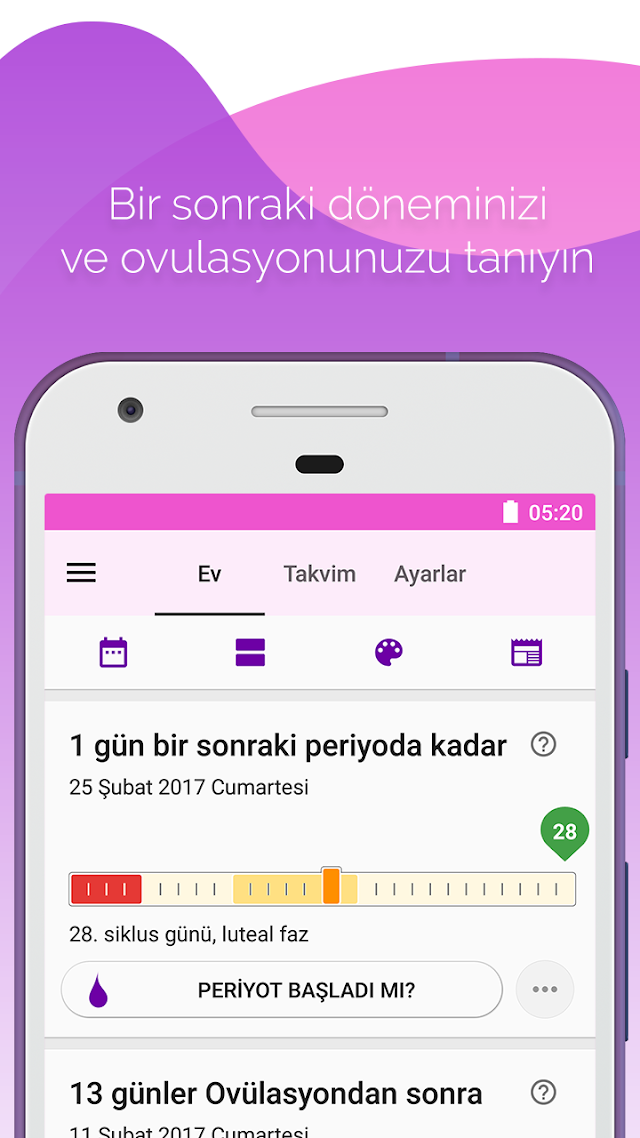Adet Takvimi / Adet Takibi Resimleri