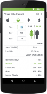 Ideal Kilo Hesaplama VKI (BMI) Resimleri