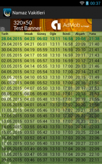 Diyanet Namaz Vakitleri 2015 Resimleri