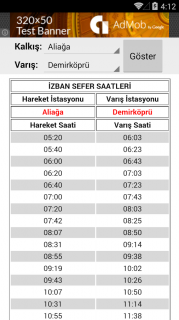 zban Hareket Saatleri Resimleri