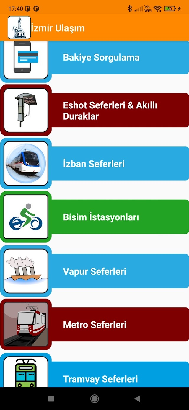 İzmir Akıllı Ulaşım Rehberi Resimleri
