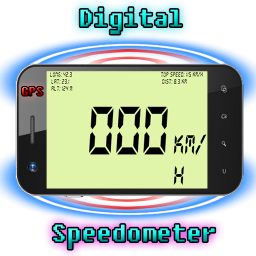Android Dijital GPS h�z ikonu