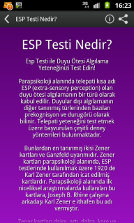 Telepati Testi (ESP) Resimleri