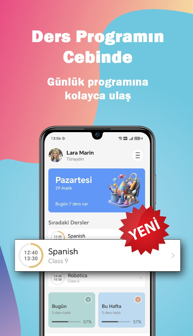Ders Programım Resimleri