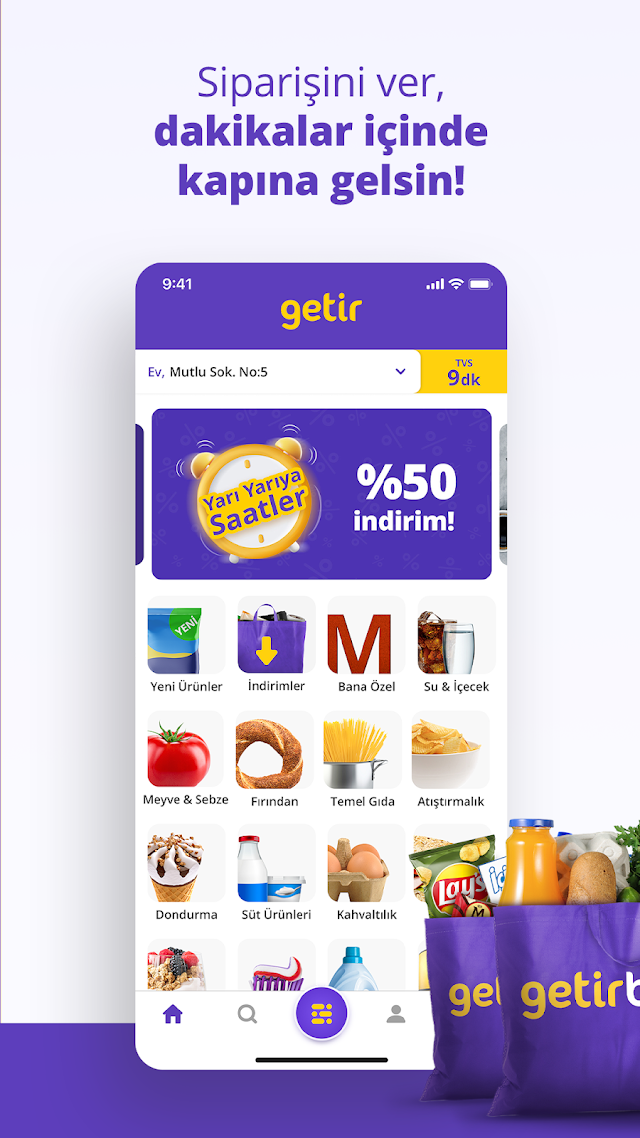 getir: market, yemek ve dahas� Resimleri