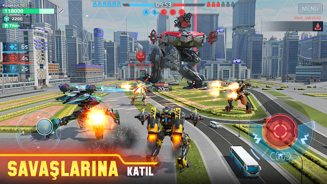 War Robots PvP Multiplayer Resimleri