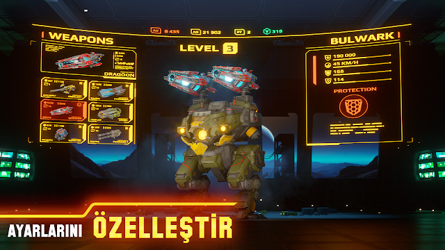 War Robots PvP Multiplayer Resimleri