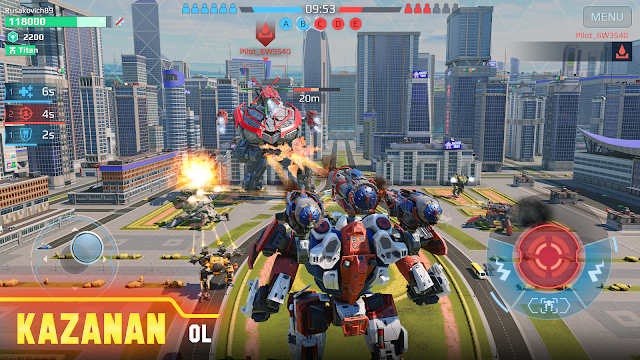 War Robots PvP Multiplayer Resimleri