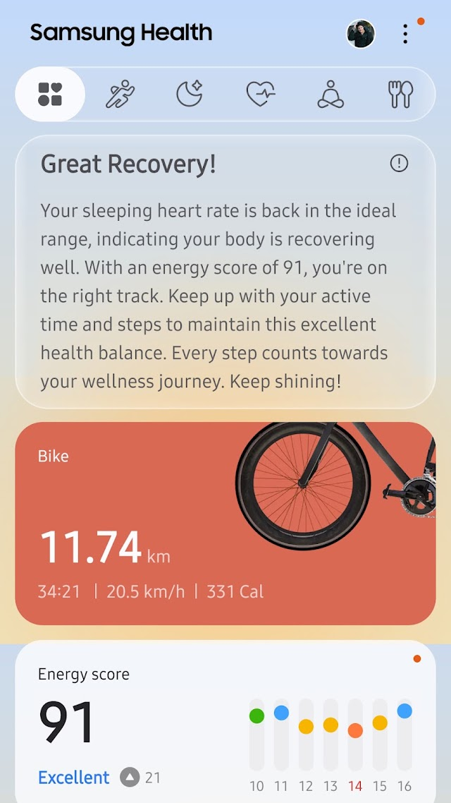 Samsung Health Resimleri