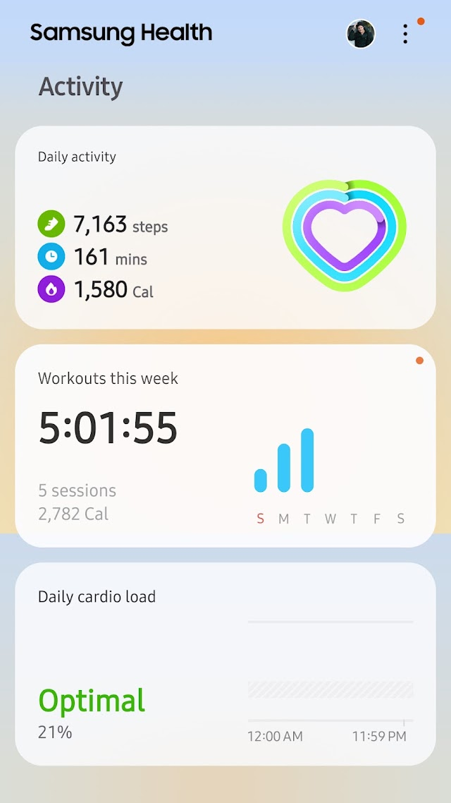 Samsung Health Resimleri