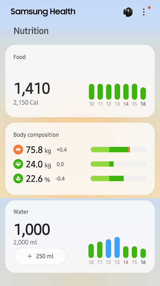 Samsung Health Resimleri