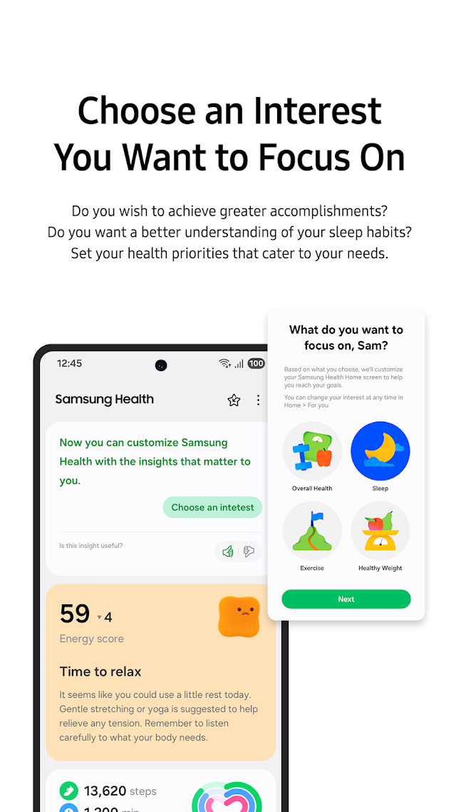 Samsung Health Resimleri