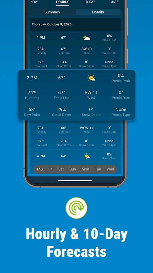WeatherBug: Weather Forecast Resimleri