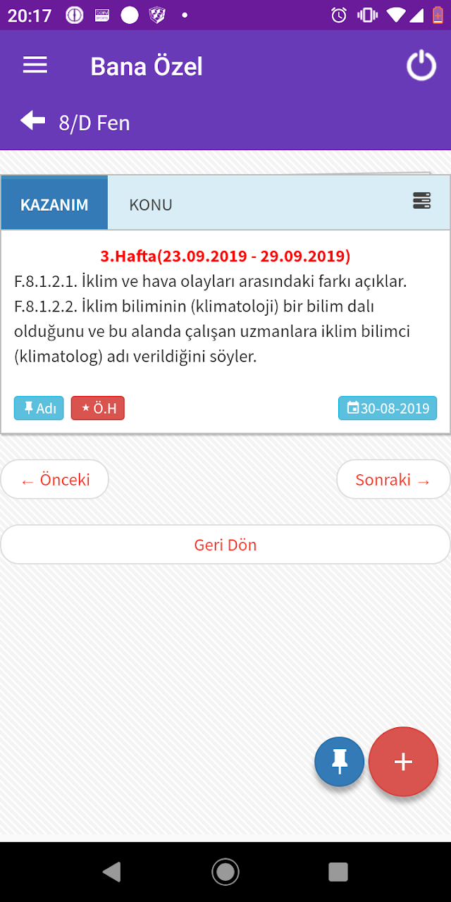 Sınıf Defterim Resimleri