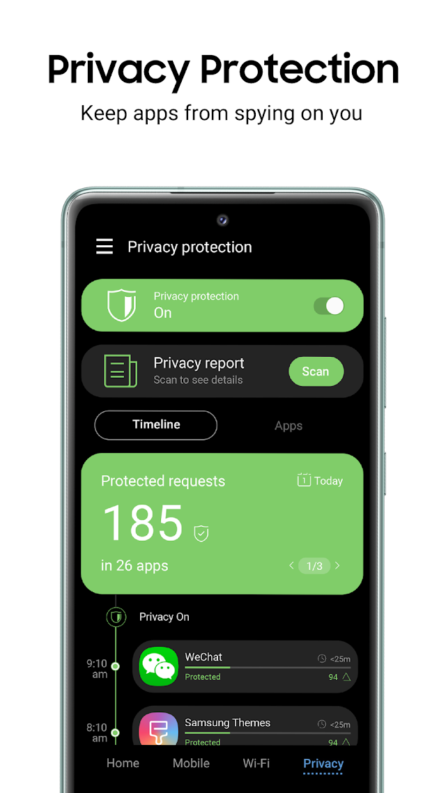 Samsung Max VPN & Data Saver Resimleri