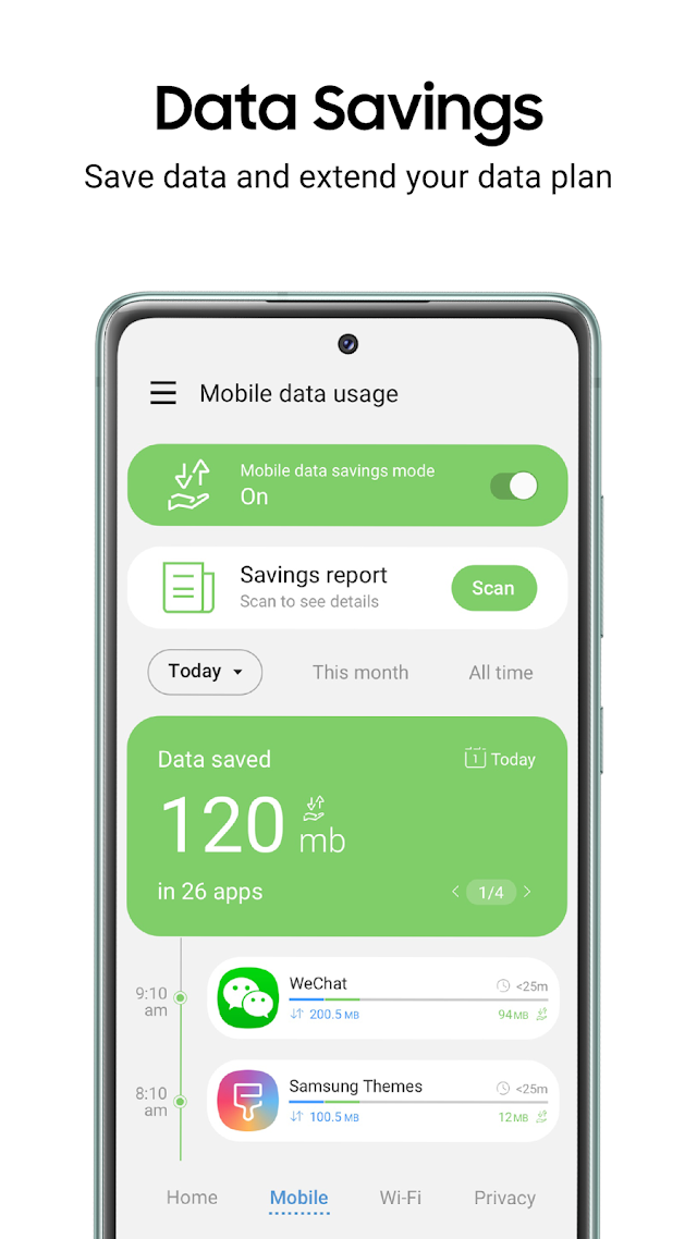 Samsung Max VPN & Data Saver Resimleri
