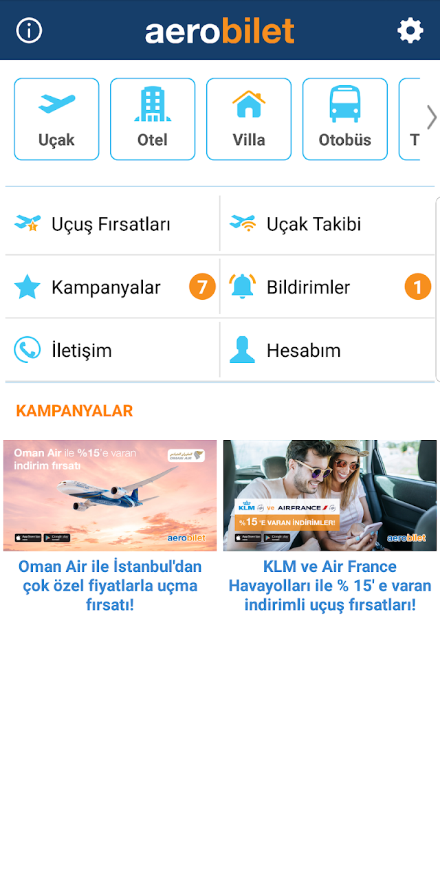 Aerobilet - U�ak bileti, Otel, Resimleri