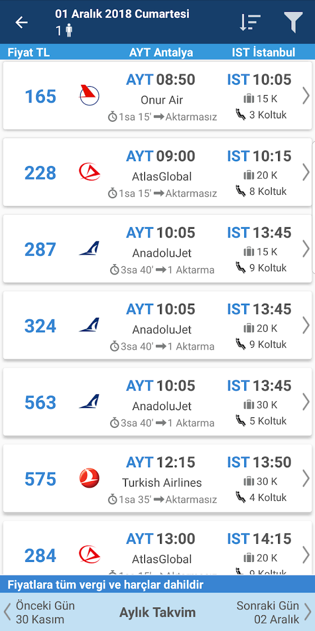 Aerobilet - U�ak bileti, Otel, Resimleri