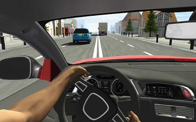 Racing in Car Resimleri