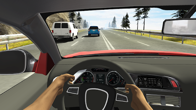 Racing in Car Resimleri