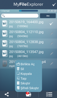 My File Explorer Resimleri