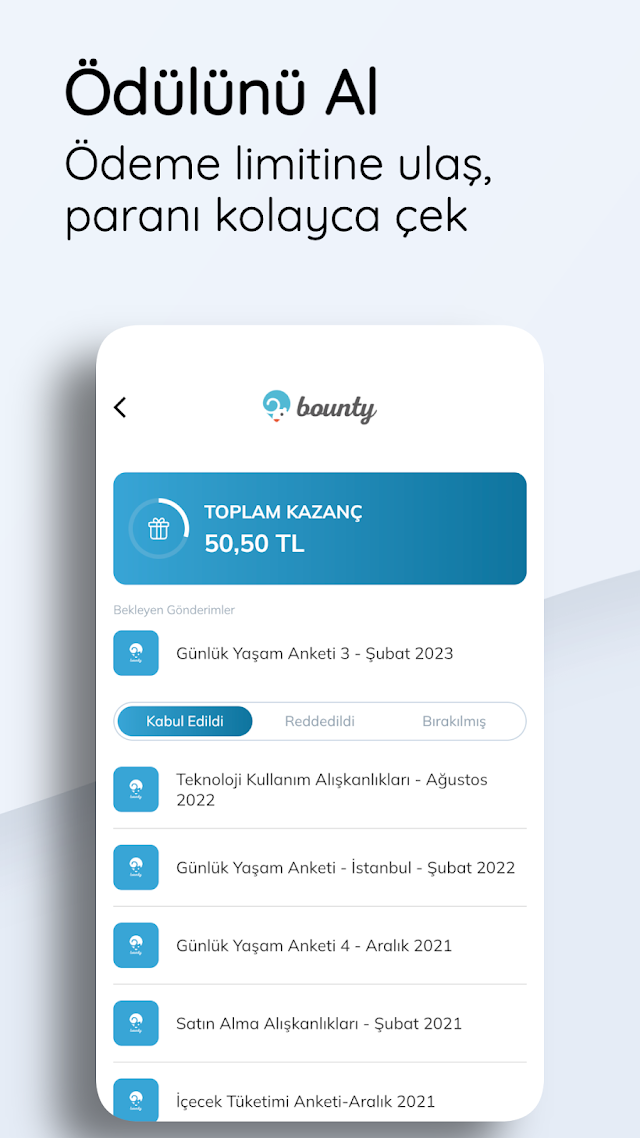 Bounty - Anket Yap ve Kazan Resimleri