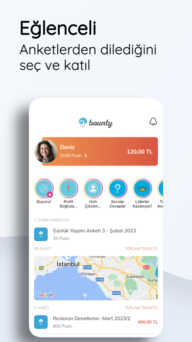 Bounty - Anket Yap, Para Kazan Resimleri