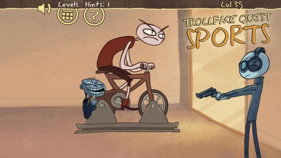 Troll face Quest Sports puzzle Resimleri