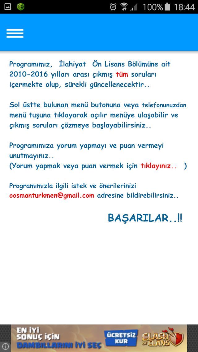 AÖF İlahiyat Çıkmış Sorular Resimleri