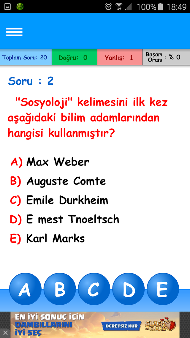 AÖF İlahiyat Çıkmış Sorular Resimleri