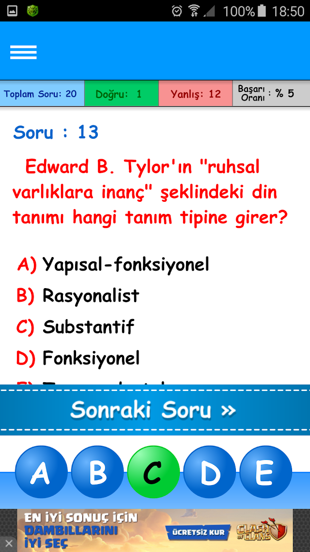 AÖF İlahiyat Çıkmış Sorular Resimleri