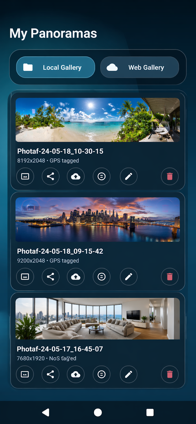 Photaf Panorama Pro Resimleri
