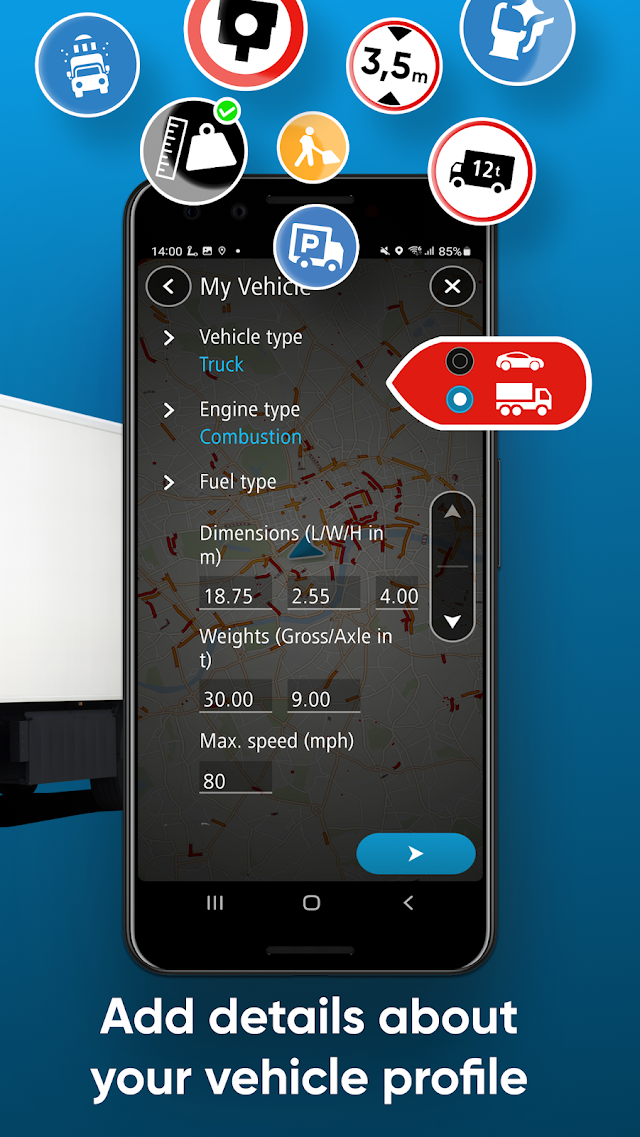 TomTom GO Expert: Truck GPS Resimleri