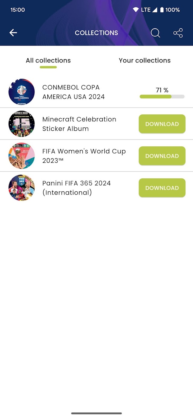 Panini Collectors Resimleri